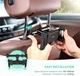 Автотримач для телефону Ugreen LP160 Car Headrest Mount Holder Black (6957303861088) - зображення 5