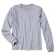 Футболка з довгим рукавом Carhartt Sleeve Logo T-Shirt L/S - EK231 (Heather Grey, L) - зображення 1