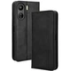 Чехол-книжка Deexe Retro Style для Xiaomi Redmi 13C / Poco C65 - Black - изображение 1