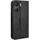 Чехол-книжка Deexe Retro Style для Xiaomi Redmi 13C / Poco C65 - Black - изображение 6