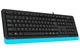 Клавиатура A4Tech fk10 Black/Blue usb - изображение 3