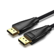 Кабель Vention DisplayPort v1.4 10m Black, 8K 60 Hz, 4K 144Hz, 2K 165Hz, 1080P 240Hz (HCCBL) - изображение 1