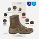 Чоловічі тактичні черевики з мембраною Warboots KHK-1049 42 26.5 см Коричневі (8683690402310) - зображення 7