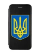 Чехол-книжка с рисунком для Samsung Galaxy A34 5G/A346 Черный :: Тризуб Украина (принт 256) - изображение 1
