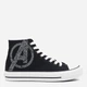 Подростковые высокие кеды для мальчика Marvel BP40-SS23-299D100Marvel 38 Черные (5904862842325) - изображение 1