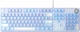 Клавіатура Aula Mechanical F2088 PRO White/Violet, plus 9 Purple keys KRGD blue (6948391234915) - зображення 1