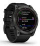 Смарт-годинник Garmin Fenix 7X Sapphire Solar Carbon Gray DLC Titanium with Black Band (010-02541-34) - изображение 3