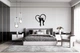 Декоративне панно на стіну з дерева Upwood Decor Ангел та демон Angel and demon 94.4 х 80 см black - зображення 1