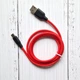 Кабель Hoco X21 Plus Silicone Cable Type-C силіконовий (1м 3A) Червоний - зображення 1