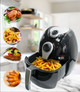 Мультипіч аерофрітюрниця для смаження без масла Domotec Airfryer MS 322O 4,5Л 1300 W з таймером та регулюванням температури Чорний - зображення 1