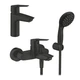 Набір змішувачів для ванної GROHE QuickFix Start UA303301SQ чорний латунь CV032757 - зображення 1