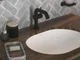 Смеситель для раковины 110 Fine CoolStart Hansgrohe Tecturis S (цвет - чёрный матовый), без донного клапана 73321670 - изображение 2
