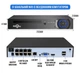 Комплект IP відеонагляду Hiseeu 8мп PoE 3 камери + реєстратор + кабель - зображення 3