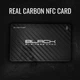 Преміум карбоновая визитка з NFC єВізитка BLACK CARBON - изображение 1