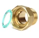 Накидная гайка латунная резьба 1 1/4"x1" General Fittings - изображение 2