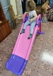 Гірка дитяча пластикова Долоні 140 см. (0140/05) Рожево-фіолетова - зображення 5