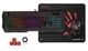 Комплект дротовий A4-Tech Bloody B1700 USB Black (клавіатура + мишка + килимок) - зображення 1
