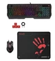 Комплект дротовий A4-Tech Bloody B1700 USB Black (клавіатура + мишка + килимок) - зображення 5