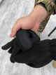 Тактичні рукавички флісові двошарові Tactical Gloves Black XXL - зображення 4