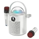 Портативная Bluetooth колонка HOCO Pearlescent BS59 с 2 микрофонами, серая - изображение 1