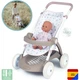 Коляска для ляльок Smoby Baby Nurse Прогулянка з кошиком Рожева пудра (254018) - зображення 4