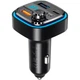 FM модулятор XO BCC08 автомобільний зарядний пристрій MP3/PD/2USB/3,1A Чорни (XO-BCC08) - изображение 1