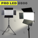 Прямоугольный видеосвет Pro LED U800 для фото, видео 29х17 см со штативом 2,1 метр (2487-1) - изображение 1