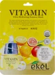 Тканинна маска з комплексом вітамінів - Ekel Vitamin Ultra Hydrating Mask 25ml (642901-8700) - зображення 1