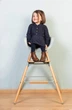 Стілець для годування Childhome Evolu 2 з бампером – natural/mint CHEVOCHMI - изображение 3