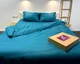 Постельное белье LARA сатин-страйп LUX turquoise d13227е160 с простынью на резинке 160х200х25 евро - изображение 4