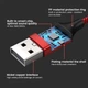 Кабель MOSWAG USB to AUX 0.2м red - зображення 6