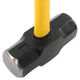 Кувалда сталева для кросфіту та функціональних тренувань HAMMER Zelart TA-9635-18LB 18LB (8,2кг) чорний-жовтий - изображение 6