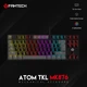 Игровая проводная механическая клавиатура Fantech ATOM MK876 , TKL, Red "Тихие" Switch, RGB, Без NumPad Gray - изображение 2