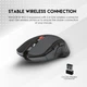 Ігрова бездротова комп'ютерна миша Fantech WG12 Raigor III I 2.4 Ghz Wireless 2000DPI сенсор PixArt Black - зображення 2