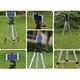 Штатив Tripod для смартфона, екшн-камери, фотоапарати 108см Сріблясто-чорний (3110) - зображення 8