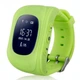 Дитячі смарт годинник телефон Smart Baby Watch Q50 з GPS трекером Салатові - зображення 1