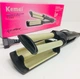 Плойка для волос Kemei KM-2022 тройная керамическое покрытие 3 режима 45 Вт Черная - изображение 1