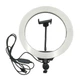 Кольцевой свет Selfie Ring Light лампа светодиодная с гибким держателем для телефона 26см Бело-черный (LC666) - изображение 1