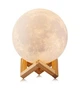 Аккумуляторный ночник светильник 3D MOON LAMP Луна 15 см с пультом управления 16 цветов - изображение 4