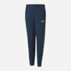 Spodnie dresowe młodzieżowe chłopięce Puma ESS Block Sweatpants FL B 84908373 134-140 cm Granatowe (4064537924945) - obraz 1