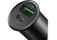 Автомобильное зарядное устройство Baseus Circular Metal PPS Quick Charger Black (CCYS-C01) - изображение 4