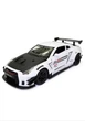 Машинка металева Nissan GT-R «АвтоЕксперт» Ніссан ГТ-Р біло-чорний, звук світло 20*6*9 см - изображение 2