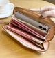 Женский клатч кошелек Primolux Lady Wallet портмоне - Pink Brown - изображение 5