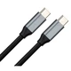 Дата кабель USB-C to USB-C 3.2 Gen 2 1.5m 100W 10GBps Nylon Vinga (VCPDCU3215) - изображение 2
