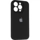 Чехол Fiji Silicone Case Full Camera для Apple iPhone 12 Pro бампер накладка с защитой камеры Black - изображение 1