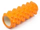 Масажний ролик (валик) EasyFit Grid Roller Extreme, Довжина 33 см, Діаметр 14 см, Каркас із високоміцного пластику, Піна EVA з масажною поверхнею 3D, для МФР, фітнесу, йоги та реабілітації, Помаранчевий - изображение 2