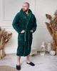Халат махровый мужской 3XL зелёный (1024) - изображение 4