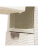 Комод пластиковый "Brilliant" Efe plastics на 4 ящика молочный 82х33х38 см - изображение 3