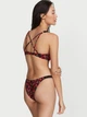 Жіночий купальник Victoria's Secret Shine Strap Bombshell Add-2-Cups Push-Up Bikini зі стразами 85D/XL ягоди - зображення 2
