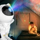 Лазерний нічник-проектор дитячий зоряного неба Astronaut, LED 5W, 120х113х228mm, 11 режимів, пульт, Білий - зображення 11
